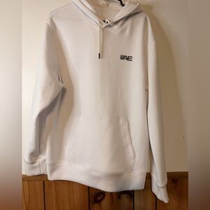 American Eagle Outfitters Men's Light Cream Hoodie